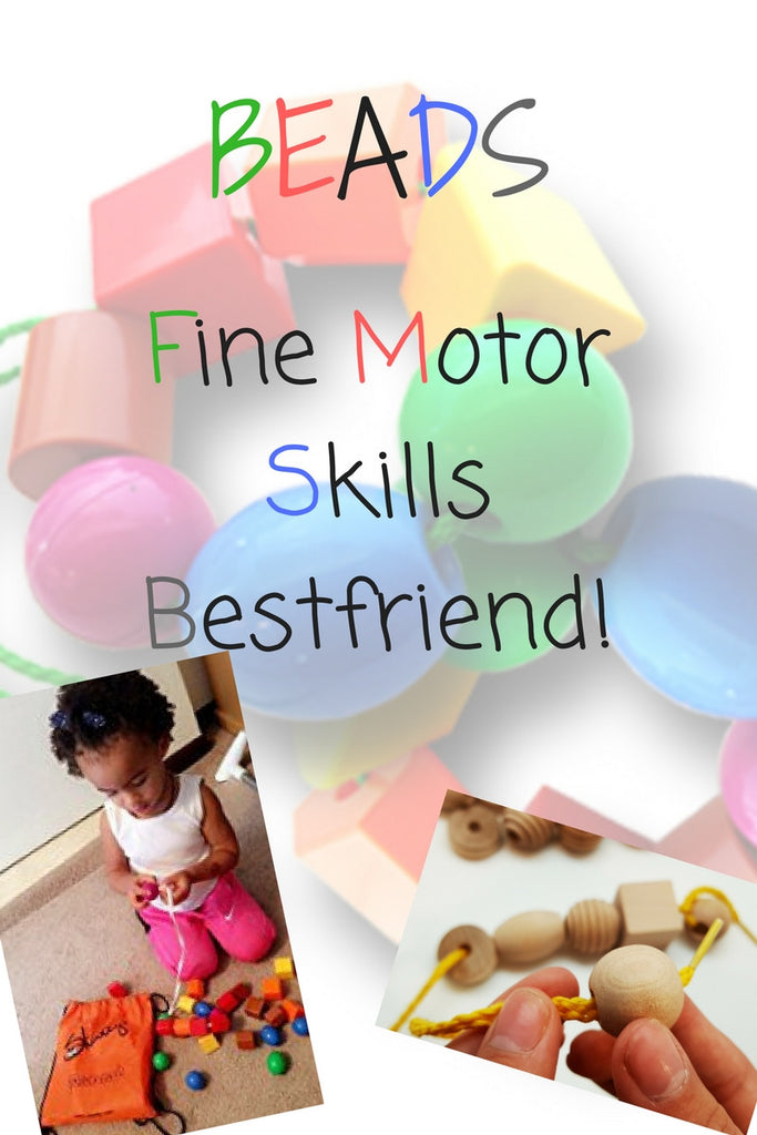Infant / Toddler Fine Motor Activity With Threads And Vintage