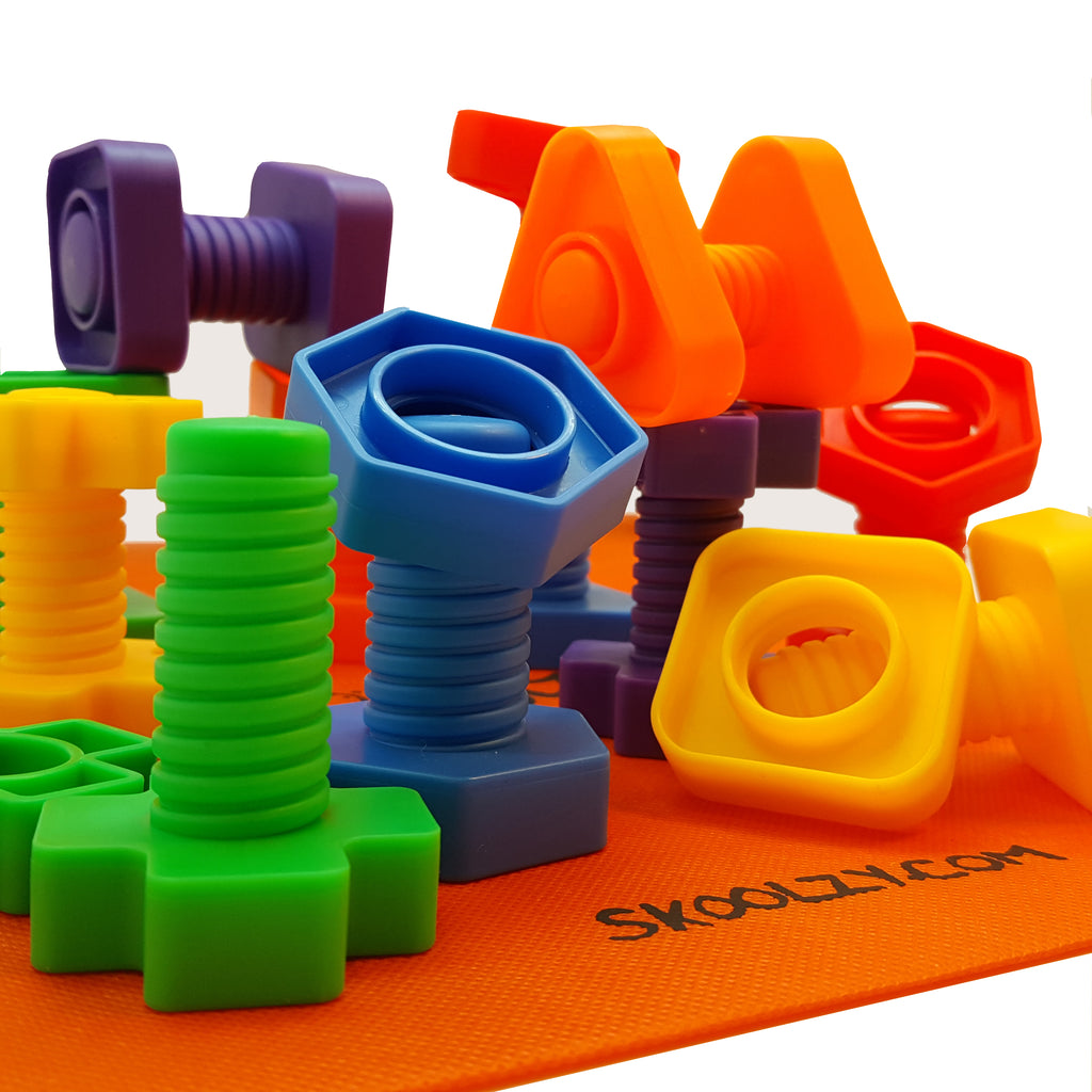 24 pc Jumbo Nuts and Bolts Set <p><font><small><b>SK-010</small>