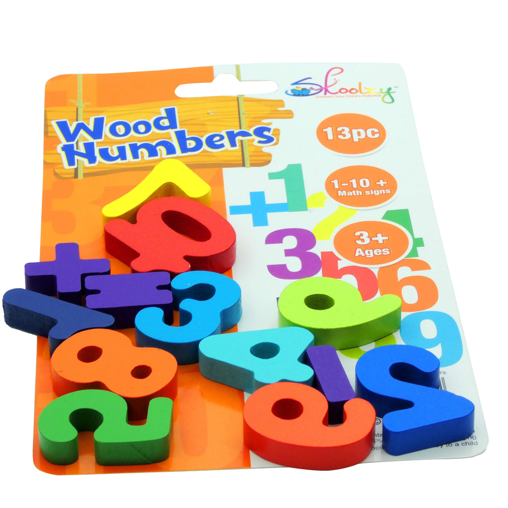 Skoolzy Rainbow Wooden Number Puzzle for Kids Age 3 4 5 Year Old<p><font><small><b>SK-047</small>