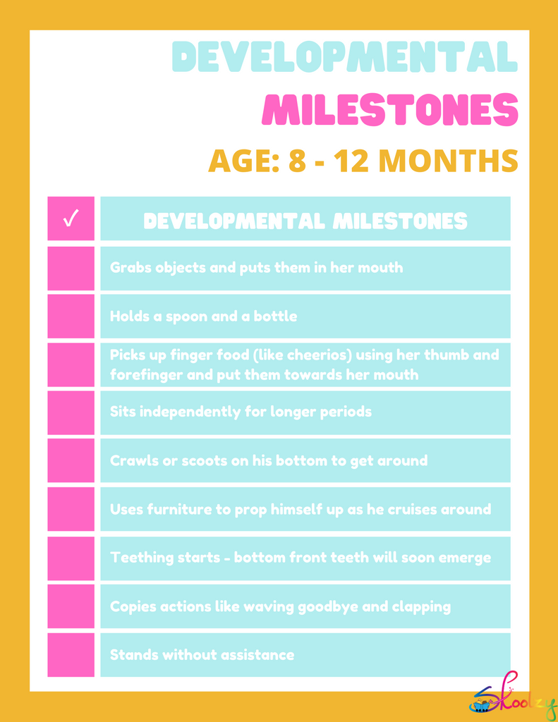 Developmental Milestone Chart