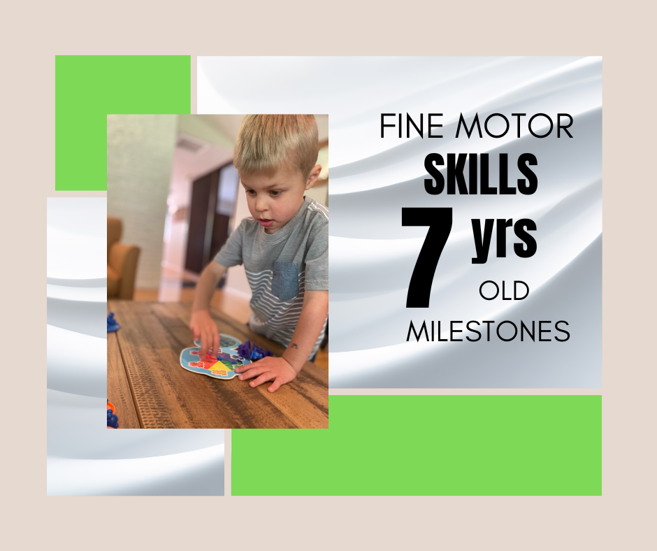 Fine Motor Skills Milestones for 7yearolds Skoolzy