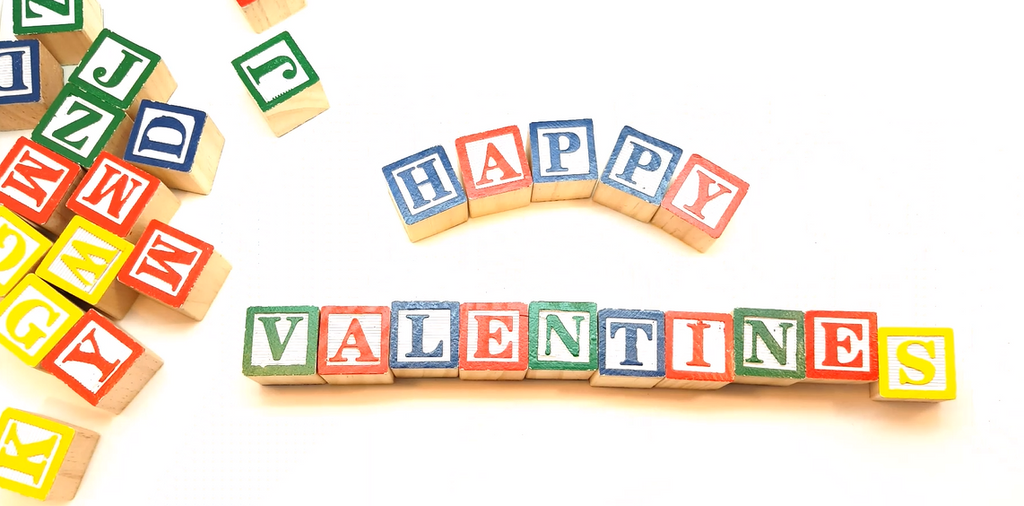 Love Letters - Alphabet Blocks Kids Valentine's Activity
