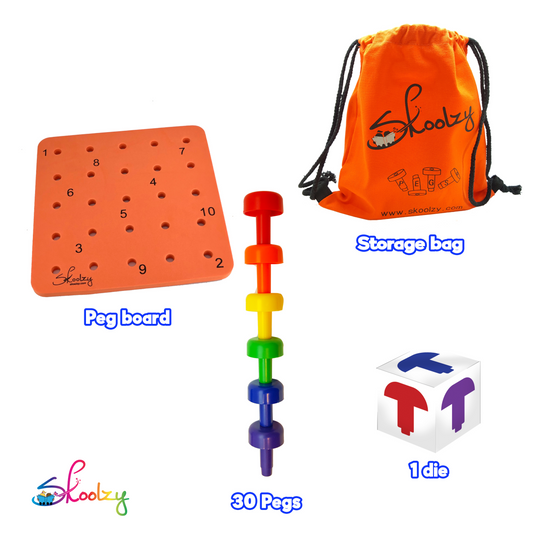 10 Ways to Use the Pegboard Toys!