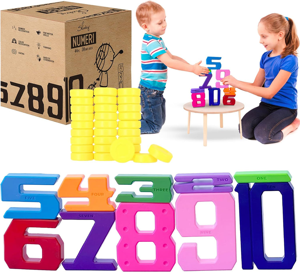 Number Blocks Toddler Toys, Preschool Learning Activities Stem Toys <p><font><small>SK-076</small></font></p>