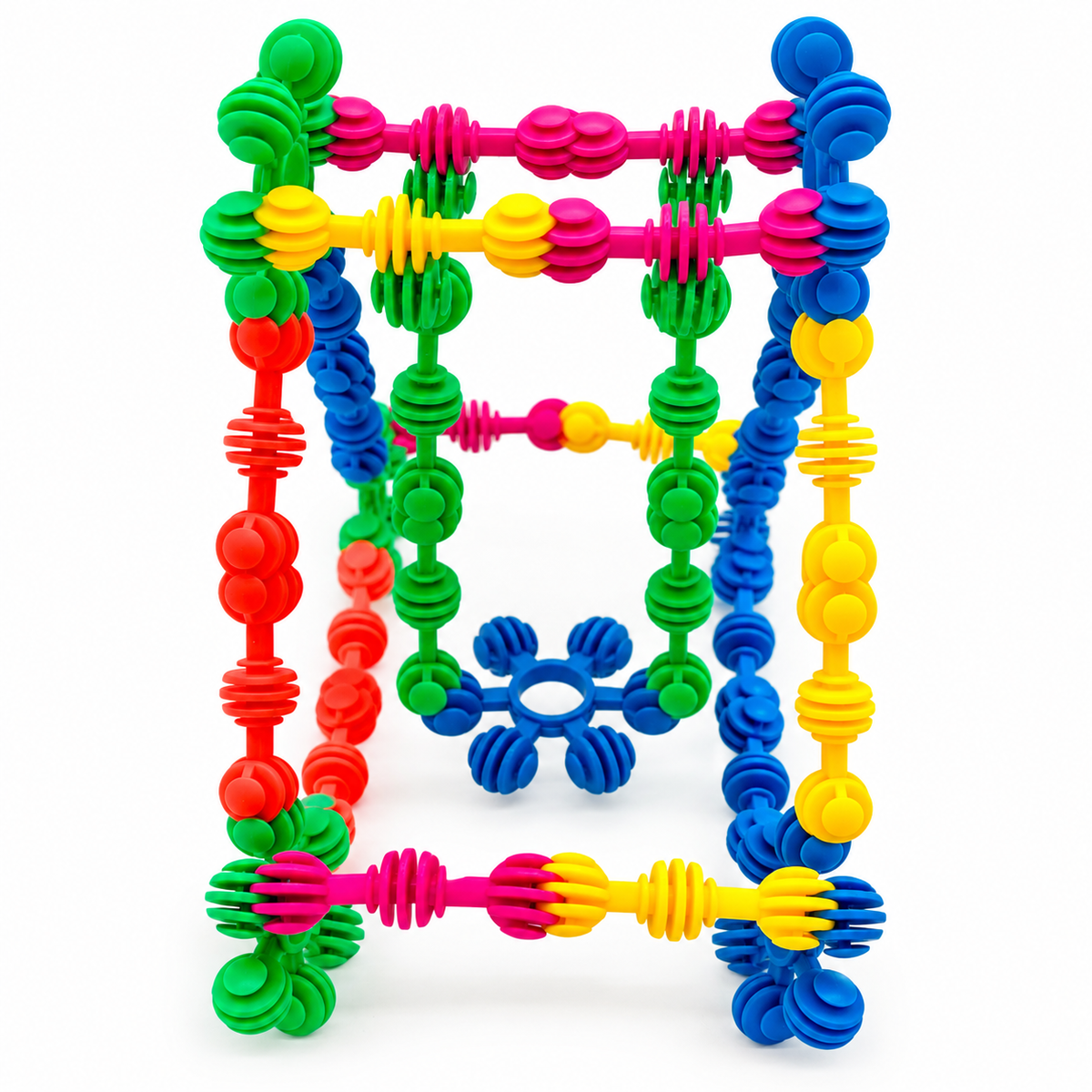 Star Flex Creative Connecting Construction Kit for Kids by Skoolzy