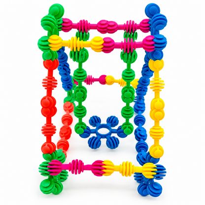 Star Flex Creative Connecting Construction Kit for Kids by Skoolzy