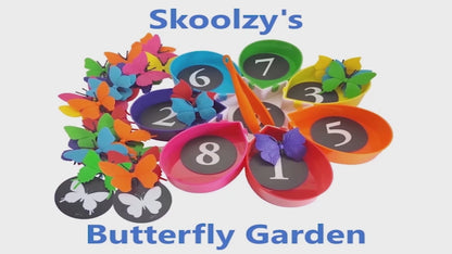 Butterfly Color Sorting 75 Piece Toys_and_Games Set, Counting Learning Activities for Toddlers & Preschool Educational Toys for Toddler