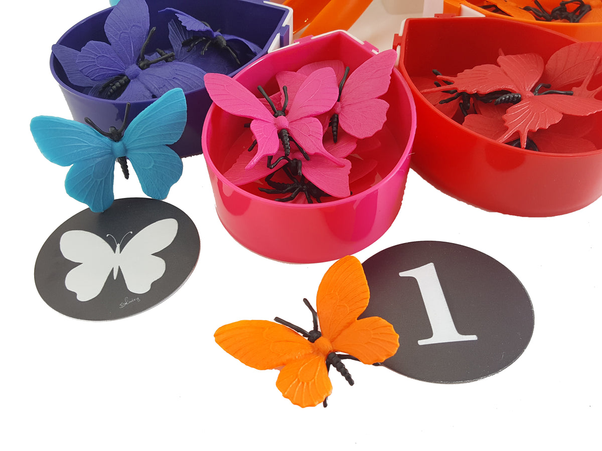 Butterfly Color Sorting 75 Piece Toys_and_Games Set, Counting Learning Activities for Toddlers & Preschool Educational Toys for Toddler