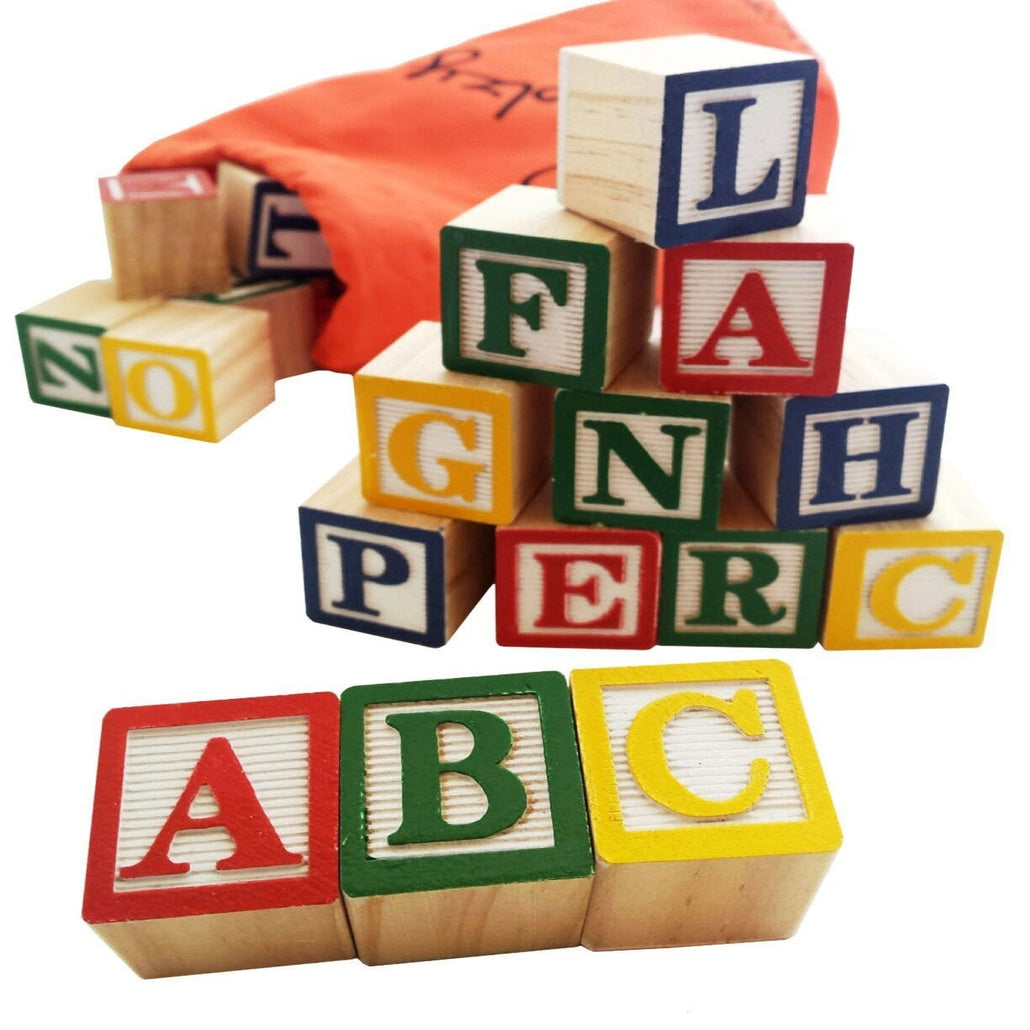 30 Wooden Alphabet Letter Blocks Sets for Toddlers<p><font><small><b>SK-024</small>