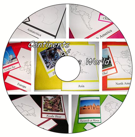 Educational World Continents CD For Kids 