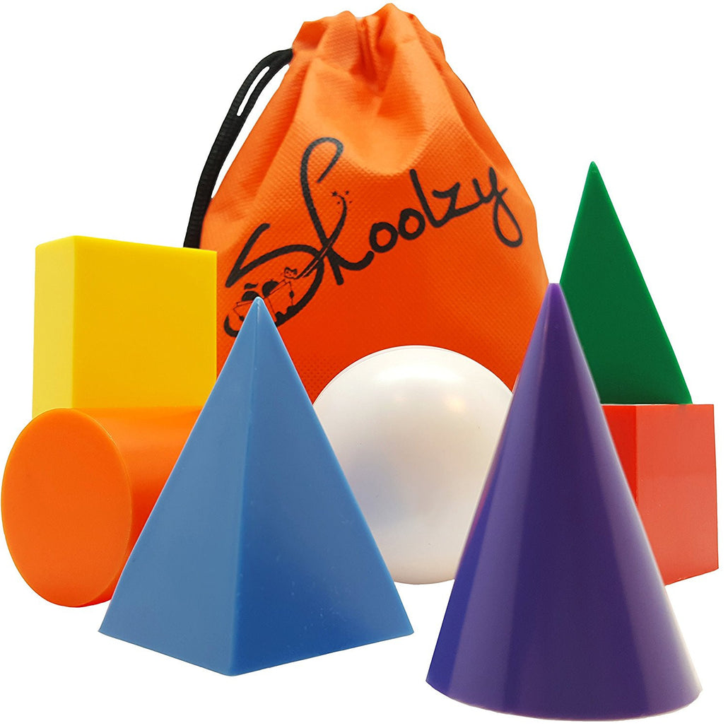 7 Jumbo Geometric Solids 3D Shapes for Kids<p><font><small>SK-037</small></font></p>