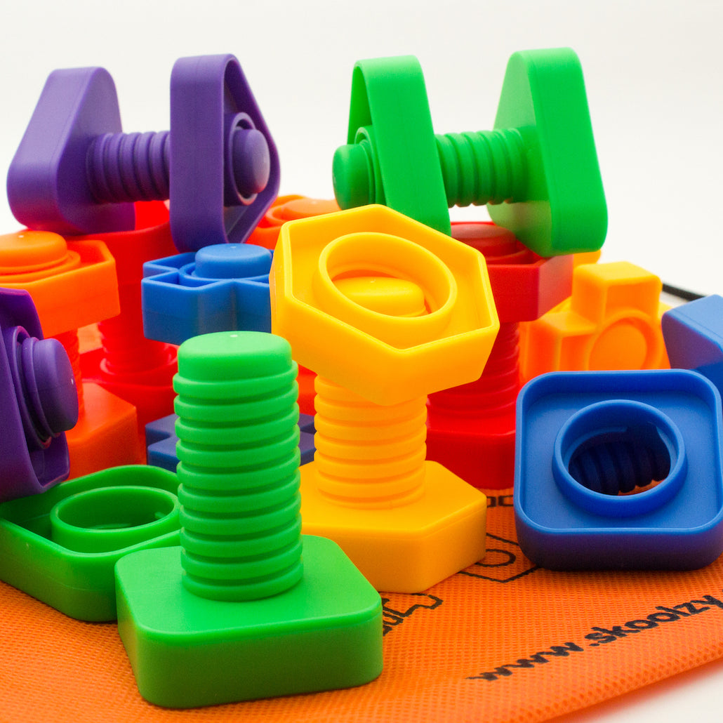 Fidget Toys for Sensory Kids - Nuts and Bolts Fine Motor Skills. Occupational Therapy Toddler Toys <p><font><small>SK-040</small></font></p>