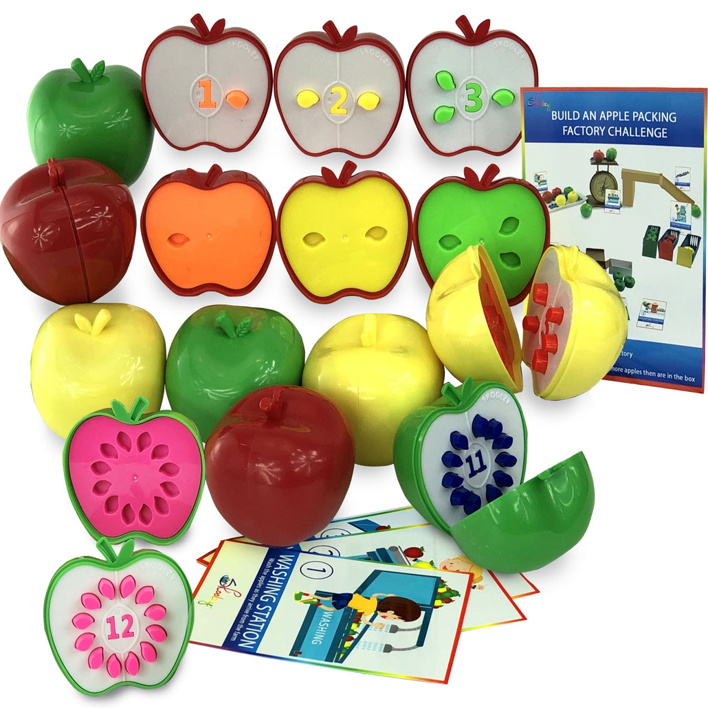 Skoolzy Counting Toddler Games - STEM Apple Factory Learning Toys<p><font><small><b>SK-063</small>