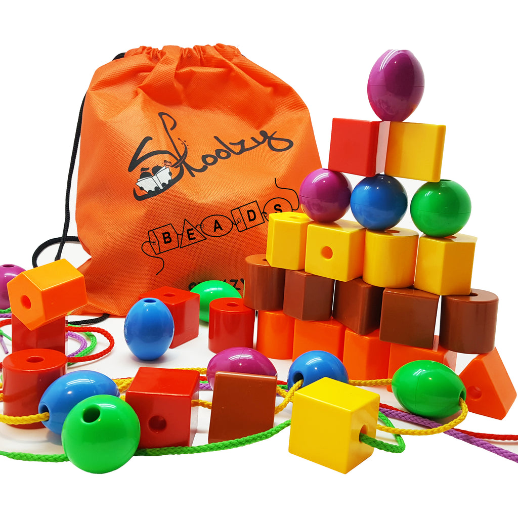 Lacing & Stringing Bead Set for Toddlers<p><font><small><b>SK-001</small>